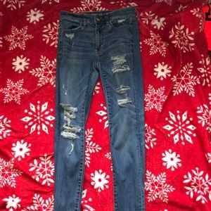 american eagle high rise jeans
